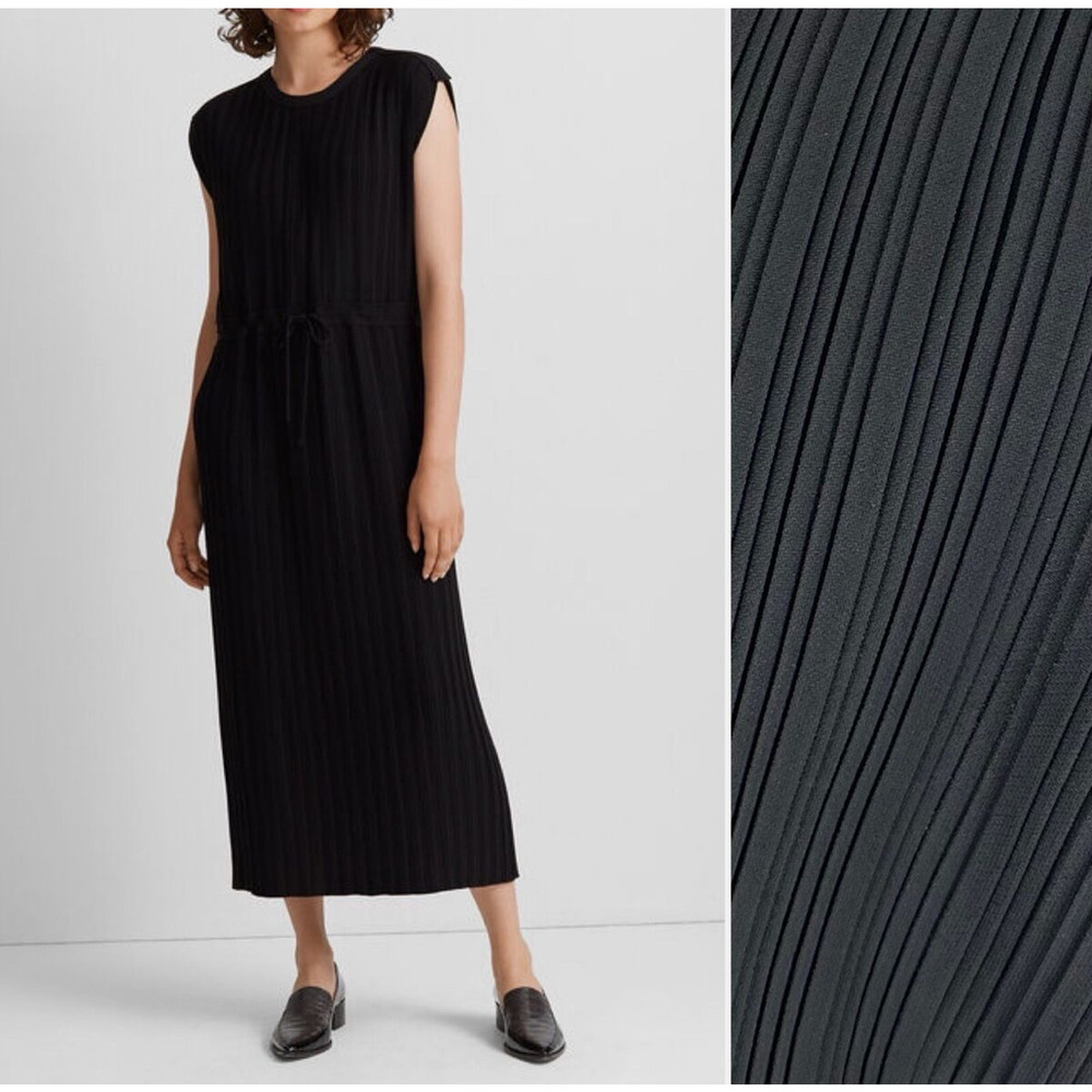 Club Monaco Women's Woven Black Maxi Dress size 4 NWT / Retail $279